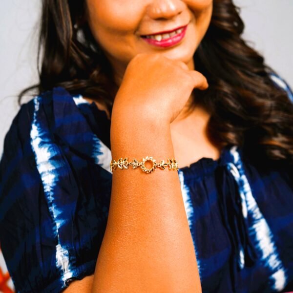 Gold plated bracelet