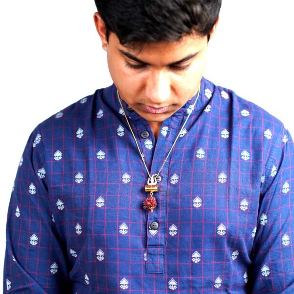 Rudraksha chain with Trishul