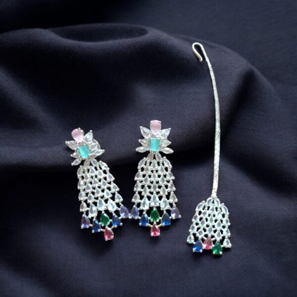 American diamond jewellery set