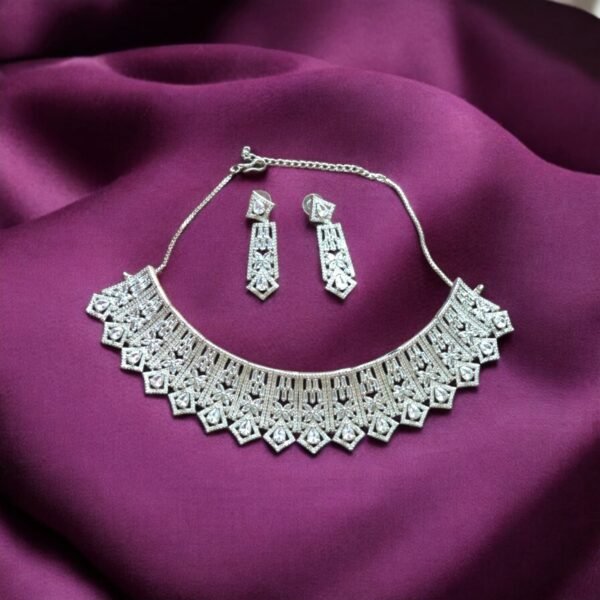 American diamond choker set