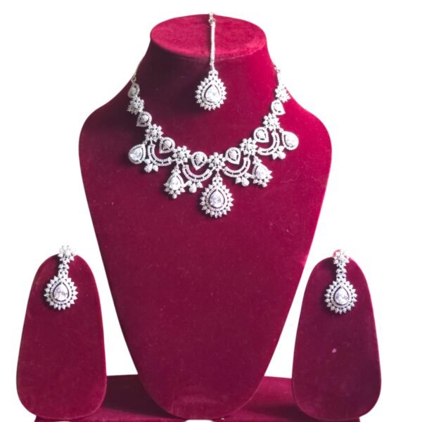 American Diamond Necklace Set