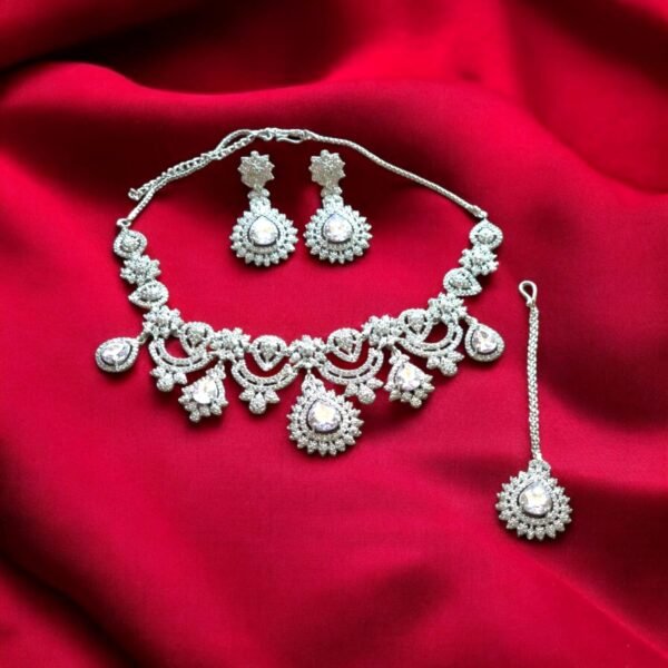 American Diamond Necklace Set