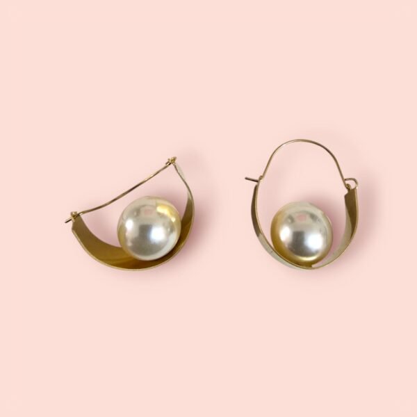 pearl drop earrings